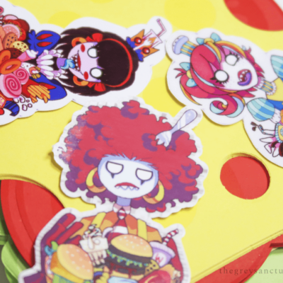 Juicy Frat Queens Pixel Art Stickers