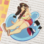 Tropical Summer Juicy Playah Blob Sticker
