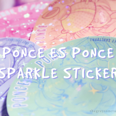 Ponce es Ponce Series Sparkly Stickers