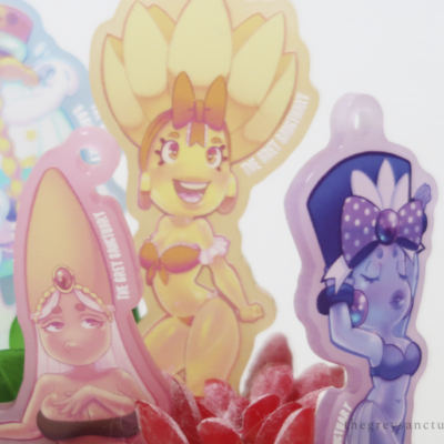 Rumberitas Gumdrops Acrylic Keychains