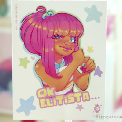 Cafr3sita Ok Elitista Sparkly Mini Print